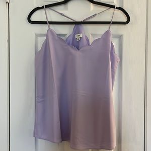 NWT J Crew Scalloped Tank with Liner